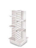 SSWBasics Durable White Slatwall Tower by SSWBasics