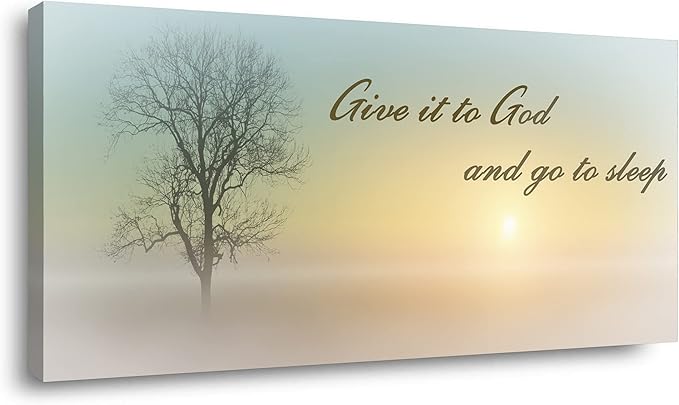 Wall Art for Bedroom of Waterproof Quote Paintings, Family Wall Decor of Misty by Lasdel