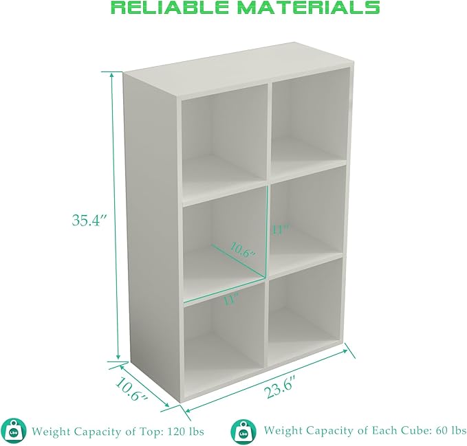OSCHF 6-Cube Storage Shelf Bookcase - Image 3