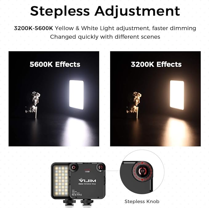 ULANZI VL-81 3000mAh Bi-Color LED Video Light w Softbox - Image 3