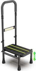 Packve Step Stool with Handle for Elderly, Adjustable Handrail & Leg, Sensor by Packve