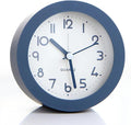 Alarm Clock with Backlight, 4.5 Inches Cute Analog Round Digital Quartz Clock by HIQU+and+HIST