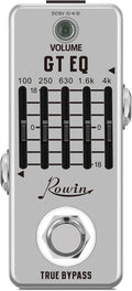 Rowin Guitar Equalize Effect Pedal EQ Add or Take Away Specific Bands Tune by Rowin