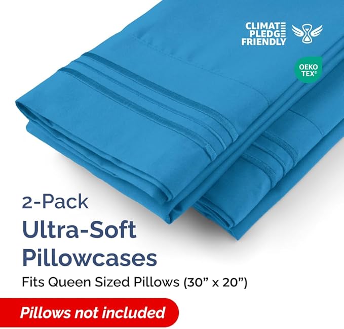 Queen Pillow Cases Set of 2 - Image 2