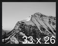 Frame It Easy 33 x 26 Black Grain Wood Frame by FrameItEasy