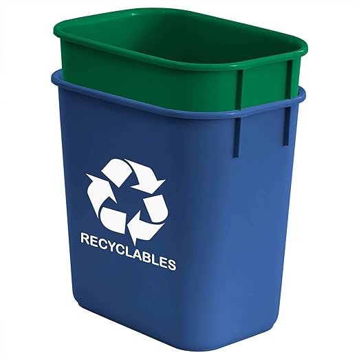 Acrimet Wastebasket Bin for Recycling and Waste, 3.25 Gallon/ 13 Quart/ 12 Liter - Image 2
