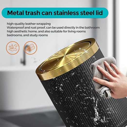 4 Gallon Bathroom Trash Can - Image 3