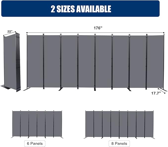 Room Divider Folding Privacy Screens - Image 5