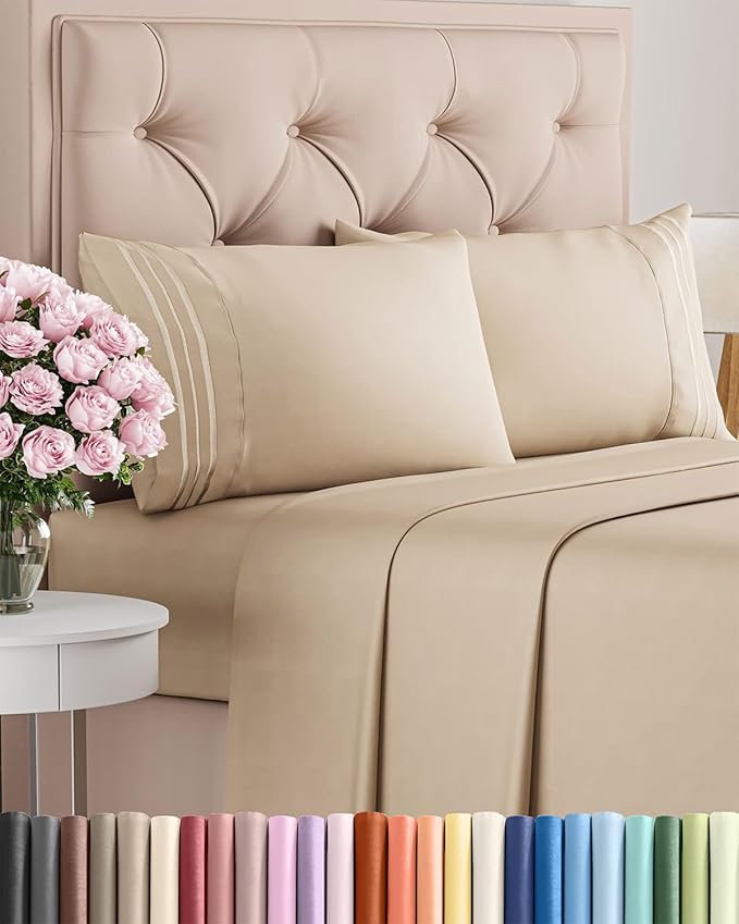 King Size 4 Piece Sheet Set by CGKUnlimited