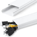 ZhiYo 34in TV Cord Hider for Wall Mounted TV, Large Cord Cover Wall, PVC Cable by ZhiYo