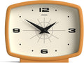 JONES CLOCKS® Film Desk Clock | Retro Rectangular Design | Mustard Yellow | by JONESCLOCKS