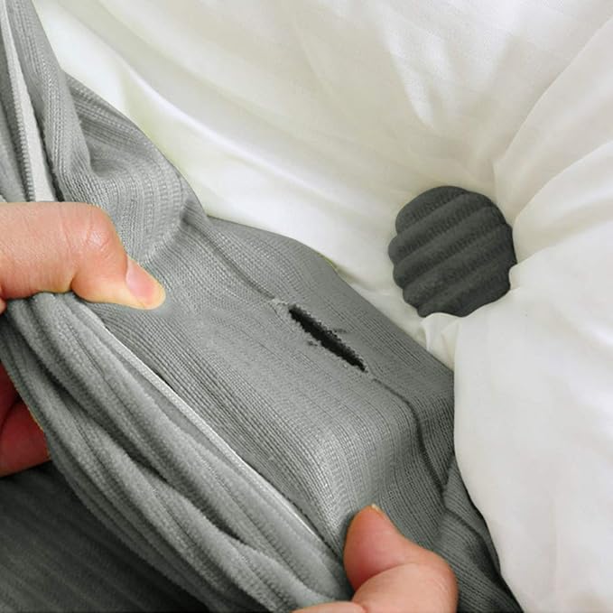 WOWMAX Triangular Headboard Pillow Bed Wedge Pillow - Image 9