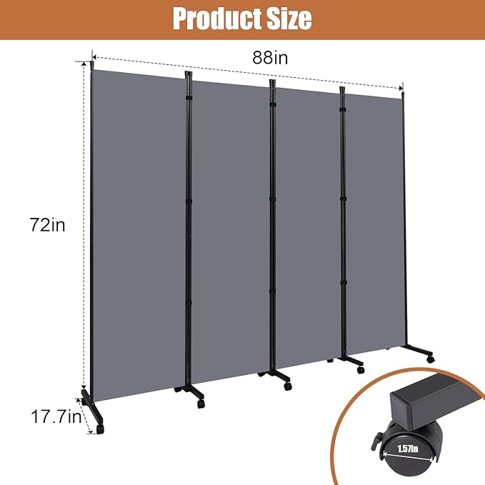 Room Divider Folding Privacy Screens - Image 6