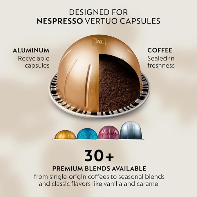 Nespresso Vertuo Pop+ Coffee and Espresso Maker by De'Longhi, Candy Pink - Image 4