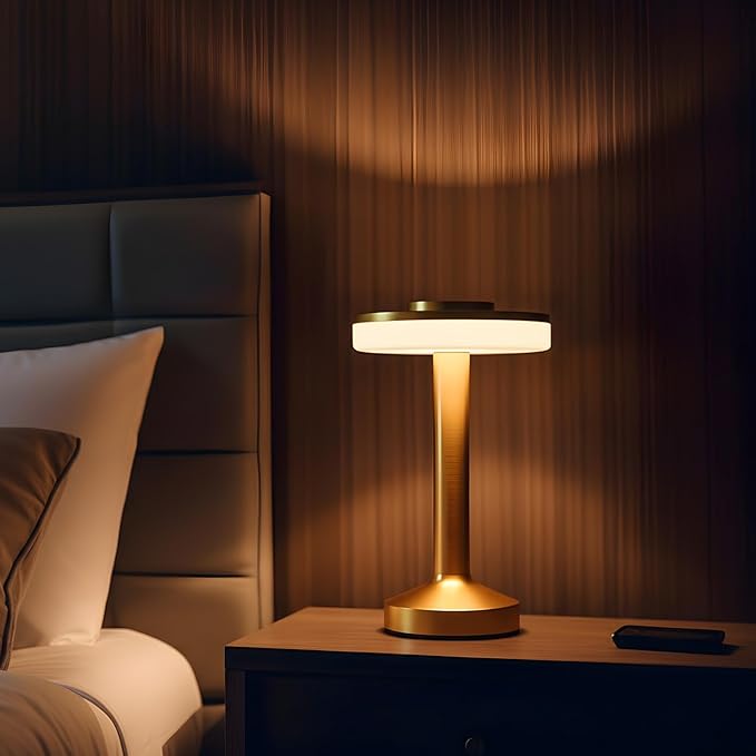 VIHOSE Cordless Table Lamps LED Portable Rechargeable Table Lamp - Image 5