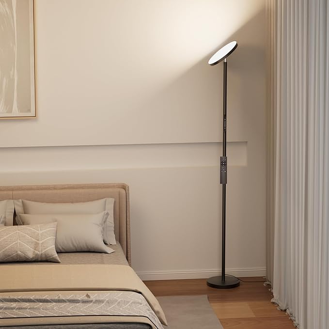 Upgraded Floor Lamps for Living Room, 32W 3000LM Super Bright LED Torchiere - Image 9