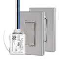 RunLessWire 3-Way Battery-Free DIY Wireless Light Switch Kit 150ft RF Range by RunLessWire