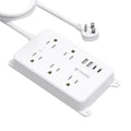 TROND Power Strip with USB, 10ft Extension Cord Surge Protector, 5 Widely by TRONDOfficial