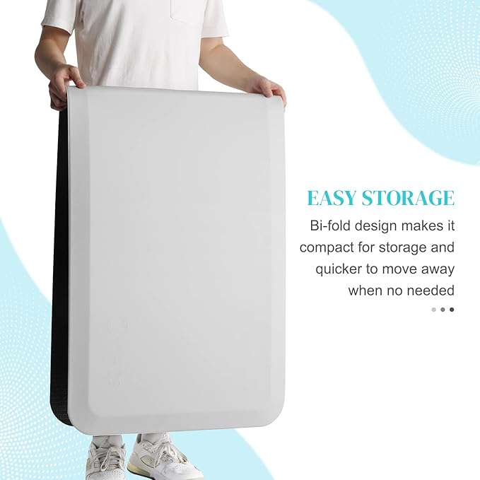 Bi-Fold Fall Mats for Elderly Senior Handicap Fall Prevention Pad, Bedside - Image 2