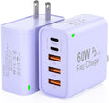 2Pack USB C Fast Charger Block, Total 60W 5-Port USB C Wall Charger 30W Type C by Unknown