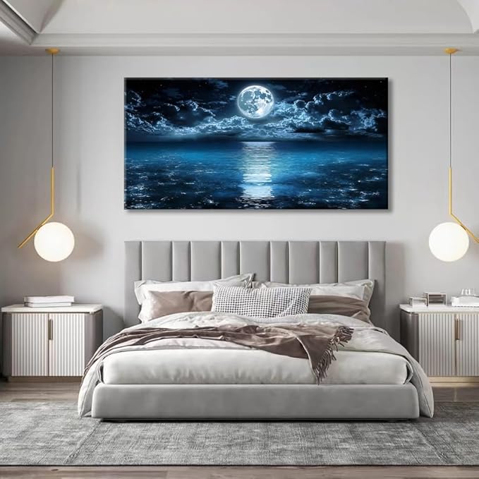 Big Moon Canvas Wall Art - Image 3