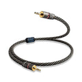 Audiophile HiFi Audio Cable–3.5mm to 3.5mm, 6N OFC Core, 24K Gold-Plated Plugs by YYTCG
