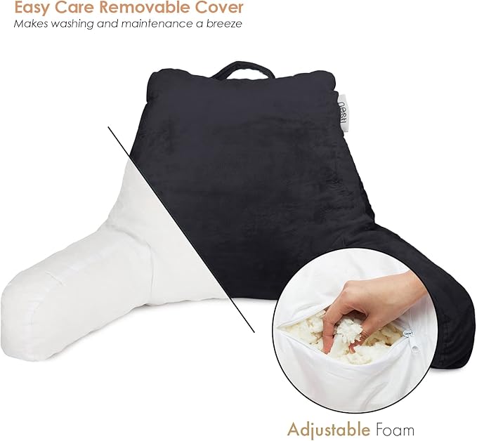 Nestl Reading Pillow with Shredded Memory Foam, Designed - Image 4