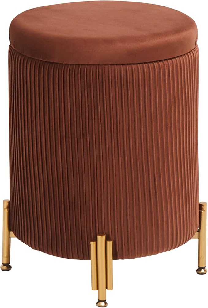Mxfurhawa Round Ottoman Foot Stool - Image 9