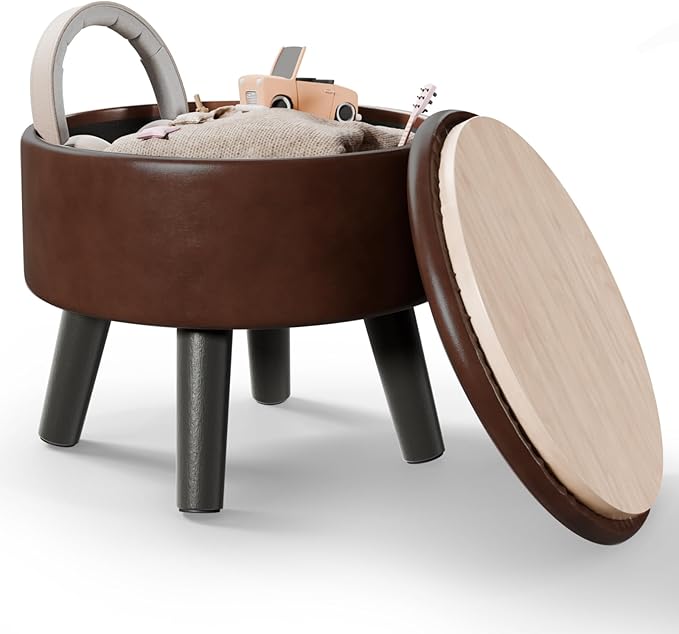 FIMIVIBI Small Foot Stool Ottoman by FIMIVIBI