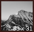 Frame It Easy 33 x 31 Merlot Wood Frame by FrameItEasy
