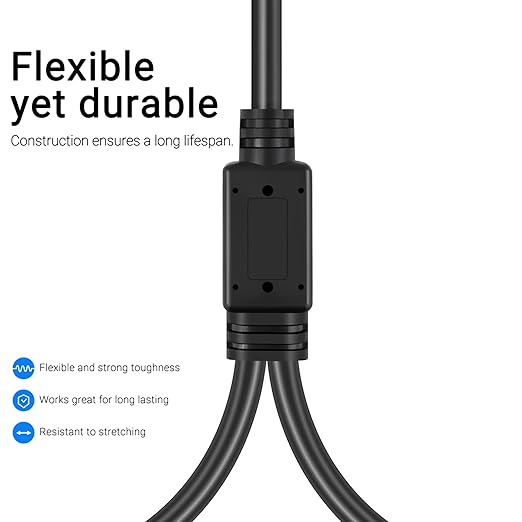 LanSenSu XLR Female to 2 XLR Male Patch Y Cable, Balanced Microphone Splitter - Image 4