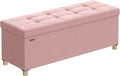 SONGMICS Storage Ottoman Bench, Folding Storage Chest, 15 x 43.3 x 15.7 Inches by SONGMICSbySONGMICSHOME