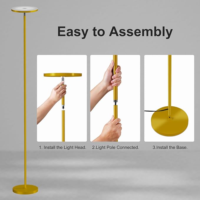 SUNMORY Floor Lamps for Living Room, 32W/3000LM Super Bright LED Floor Lamp - Image 7