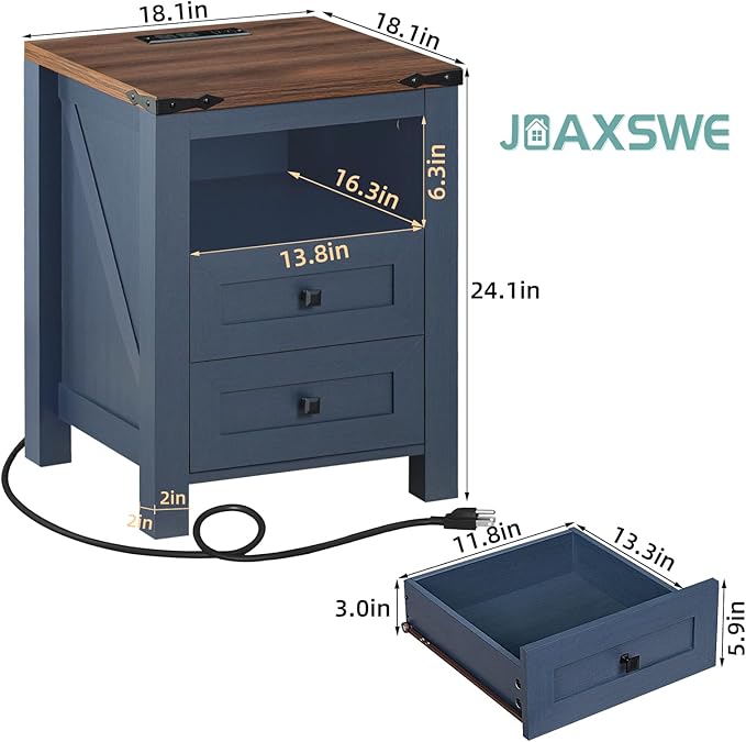 Joaxswe Nightstands Set of 2 - Image 3
