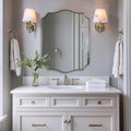 ANDY STAR Chrome Bathroom Mirror, 22x30 Inch Polished Nickel Vanity Mirror by ANDYSTAR