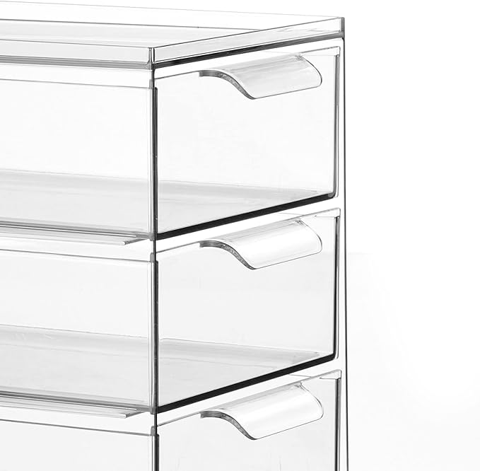 mDesign Plastic Stackable Organizer - Image 6