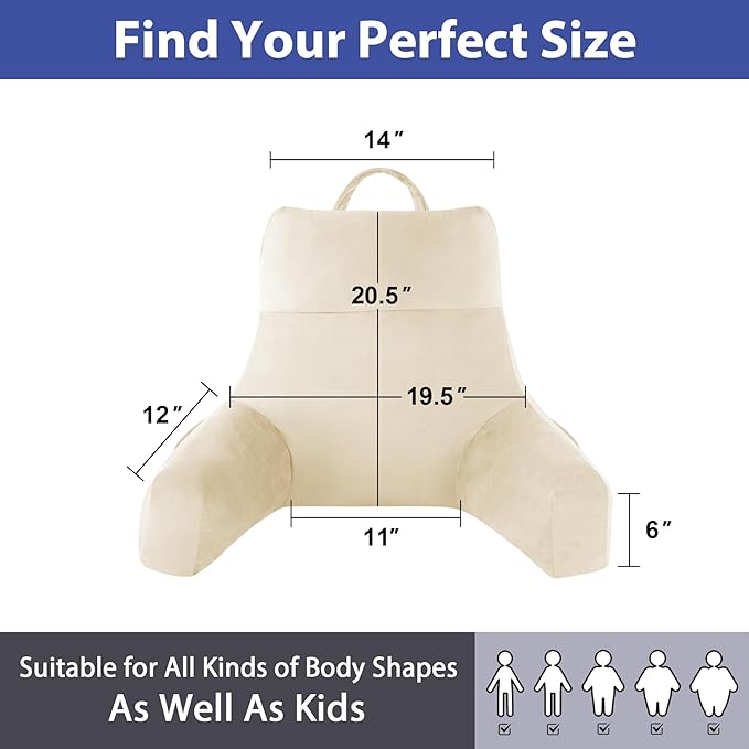IPYNBAP Reading Pillow with Arms - Image 2
