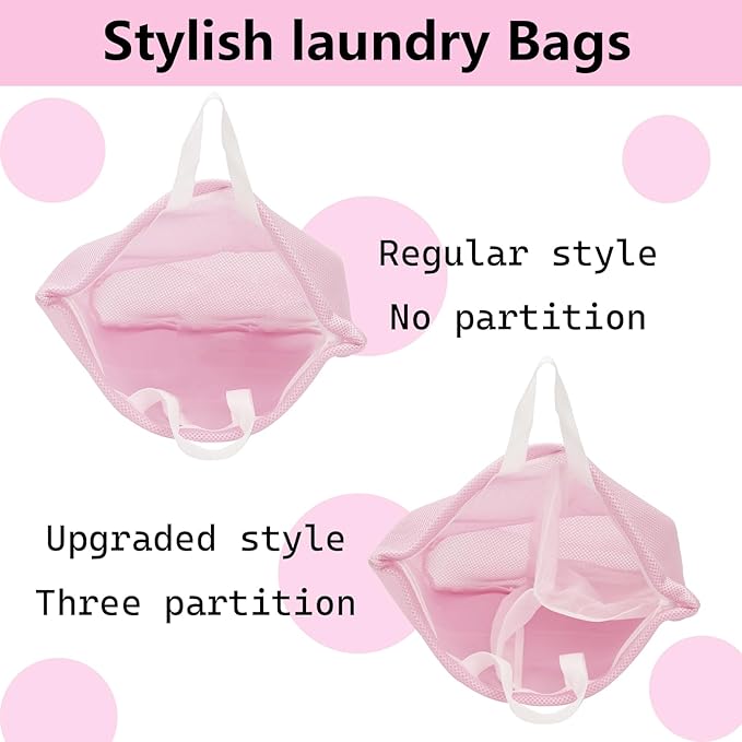 Guozcaray laundry bag with handles mesh laundry bags washing machine laundry - Image 5