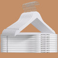 Amber Home White Wooden Hangers 30 Pack by AmberHome