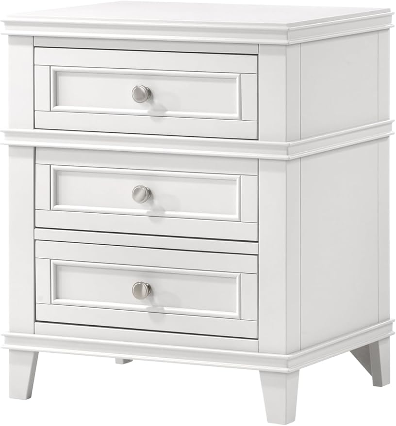 HKHUASEN White Bedside Table by Unknown