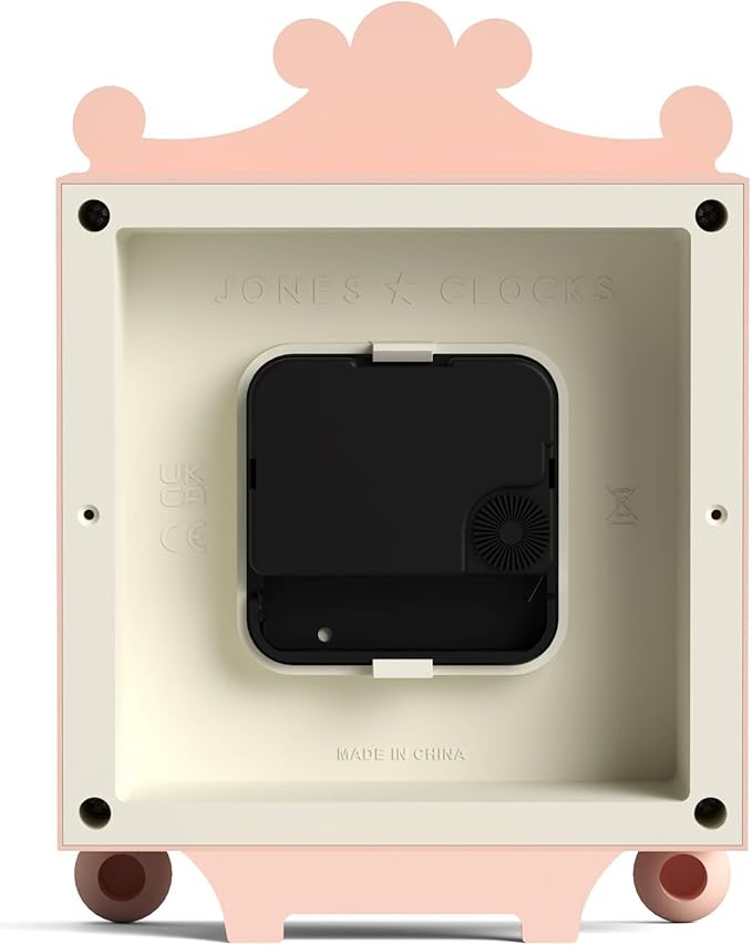 JONES CLOCKS® Parlour Mantel Clock | Classic Carriage Clock | Rose Pink | - Image 7