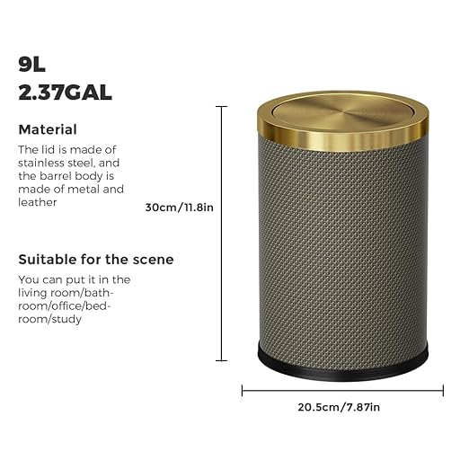 2.4 Gallon Bathroom Trash Can - Image 7