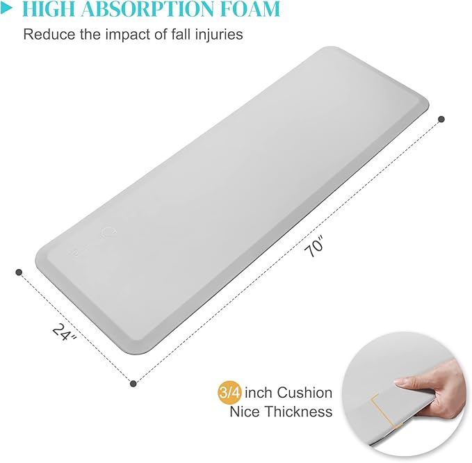 Fall Mats for Elderly Senior Handicap Fall Prevention Pad, Bedside Safety Floor - Image 9
