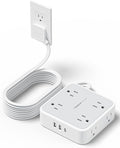 TESSAN Surge Protector Power Strip 15 Ft Cord, 8 Widely Spaced Outlets by TESSAN