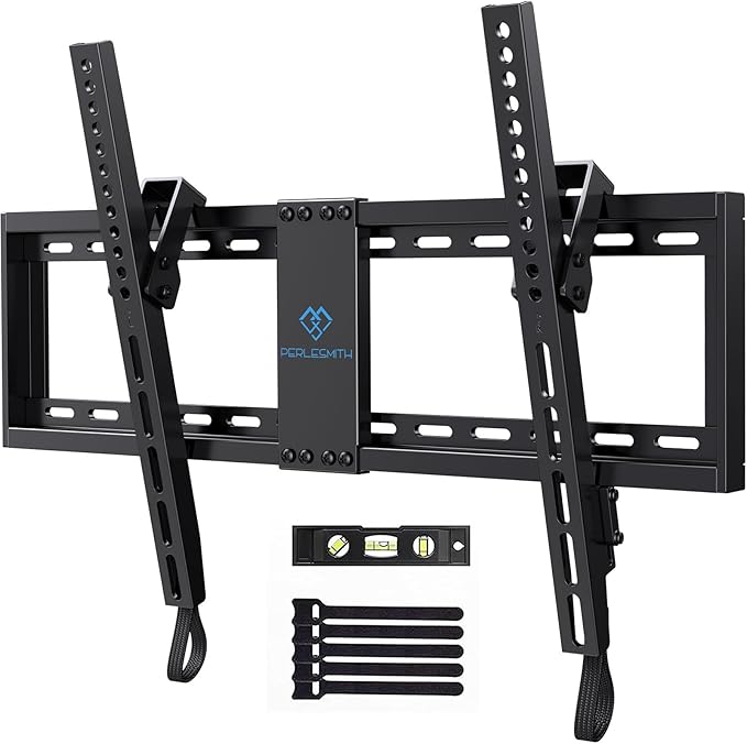 PERLESMITH UL Listed TV Mount for Most 37-85 inch TV, Universal Tilt TV Wall by PERLESMITH