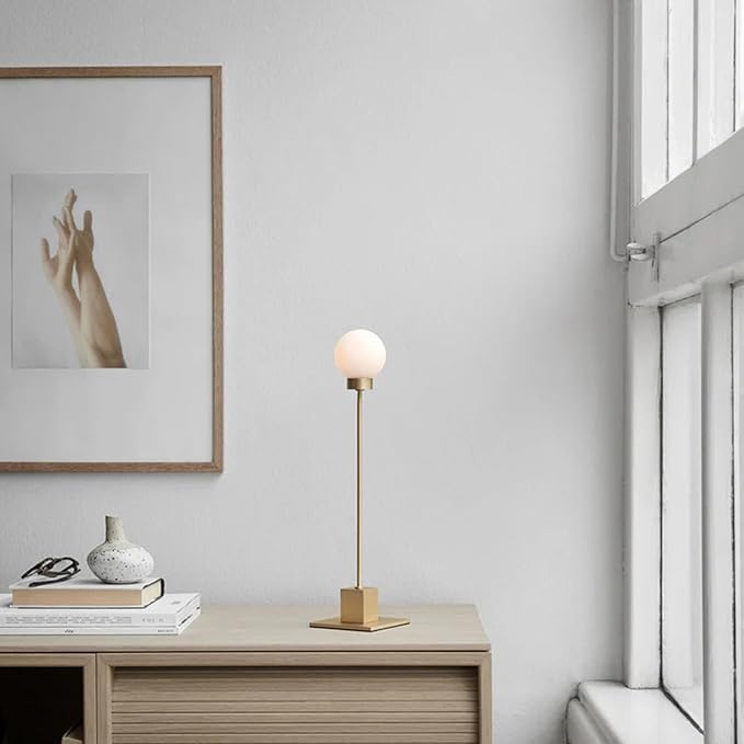Touch Lamps for Bedroom, Small Brass Table Lights, 3-Way Control Dimmable - Image 4