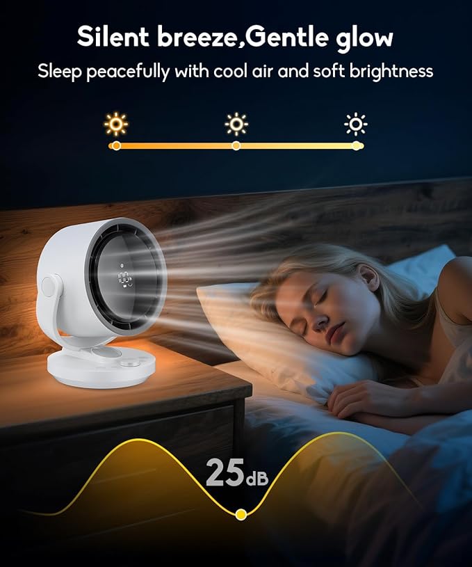 let'me Table Fan, 100-Speed Desk Fan - Image 5