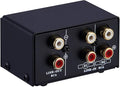 summina RCA Switch Audio Switcher RCA 2 in 1 Out / 1 in 2 Out A/B Switch Stereo by summina
