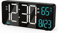 KOSUMOSU Alarm Clocks for Living Room, 6.7in Small Digital Clock for Bedroom by KOSUMOSUTECHNOLOGY
