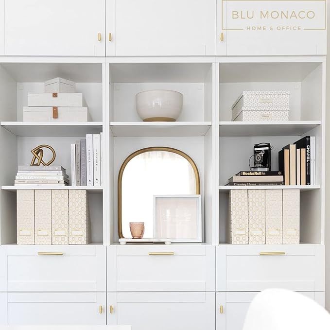 BLU MONACO | Cardboard Magazine File Holder Set of 4 | Vertical Magazine File - Image 4